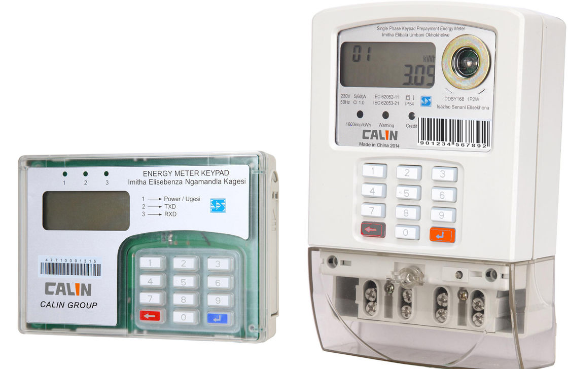 Split Type Single Phase Prepaid Electricity Meters With Ciu Uiu Revenue