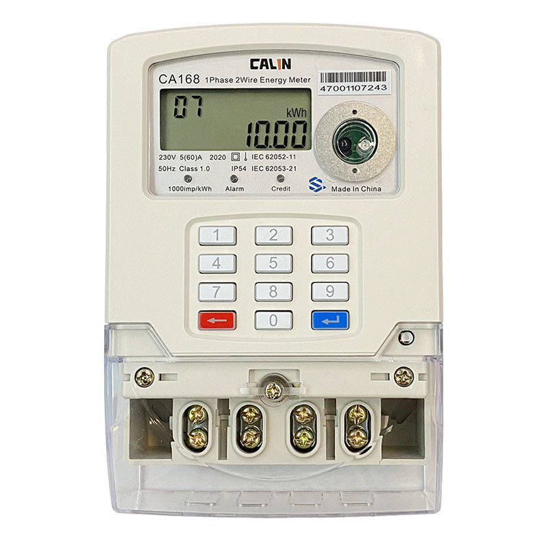 RF Module 230Volt Prepaid Electricity Meters For Rual Electrification