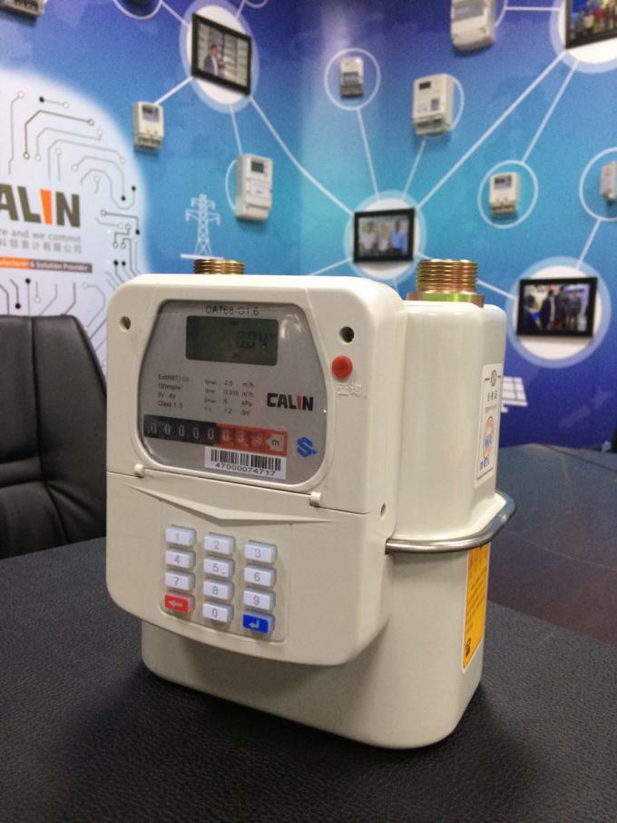 Aluminum Body Keypad AMR Gas Prepayment Meter Prepaid Smart Meters