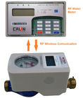LCD Display Wireless Water Meter , Battery Driven Water Prepaid Meters split CIU RF communication