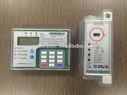 Portugal Class 1 Din Rail KWH Meter STS Keypad Single Phase Prepaid Electricity With CIU