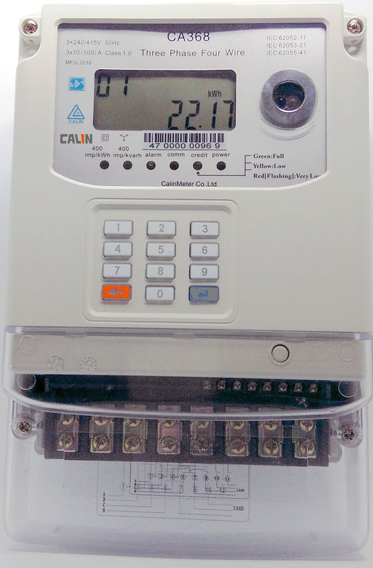 Flush Type Private Prepaid Electricity Meters For Submetering Tenants