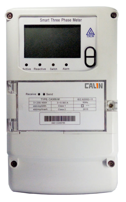 Credit Mode  Relay Prepaid Electric Meter Multi - Function Four wires Enery Meter