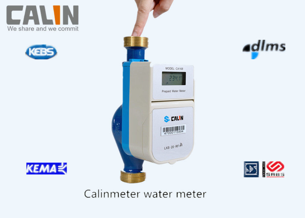 Mauritius Electronic Valve Controlled on / off Remote Reading Prepayment Meter  Water Meter
