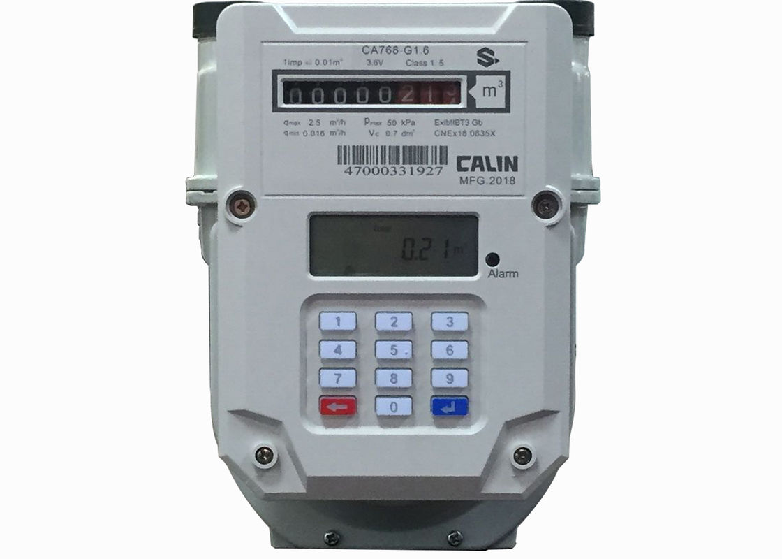 Anti Magnetic Interface STS Gas Prepayment Meter Aluminum Body