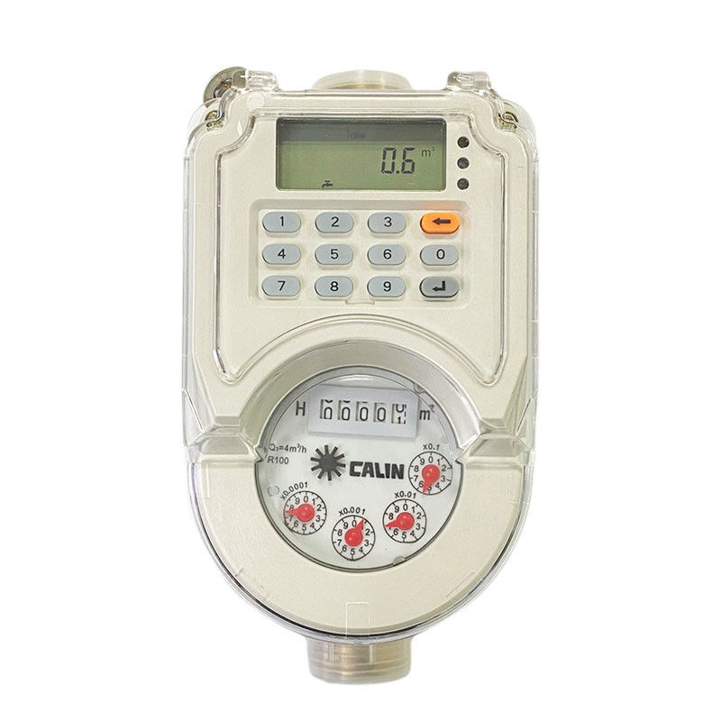 LCD IP68 IR Prepaid Water Meters Electronic Prepayment Water Meter