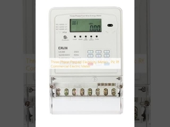 Three Phase Prepaid Electricity Meters , Plc Rf Commercial Electric Meter