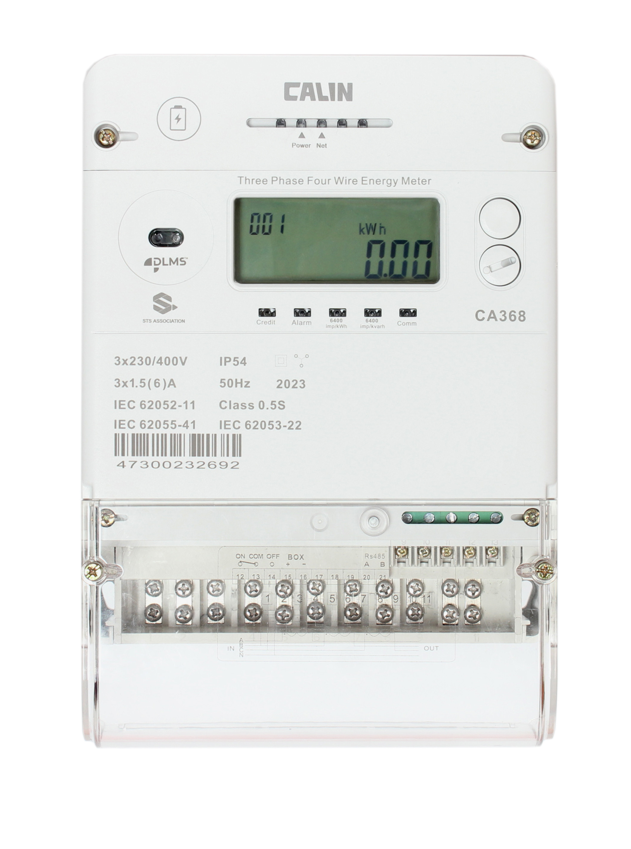 CT Three Phase Four Wire Smart Prepaid Electricity Meter Current ...