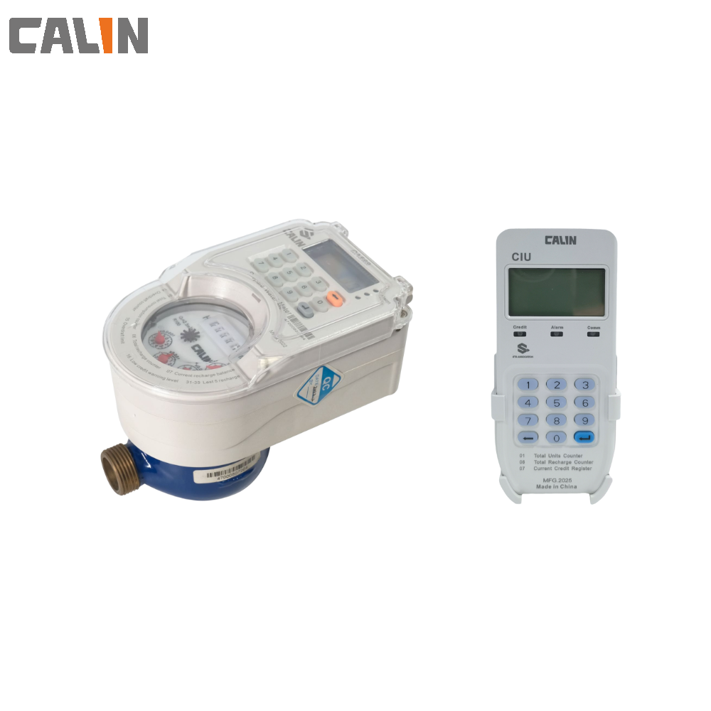 Meterstand LCD Display Wireless Water Meter , Battery Driven Water Prepaid Meters ...