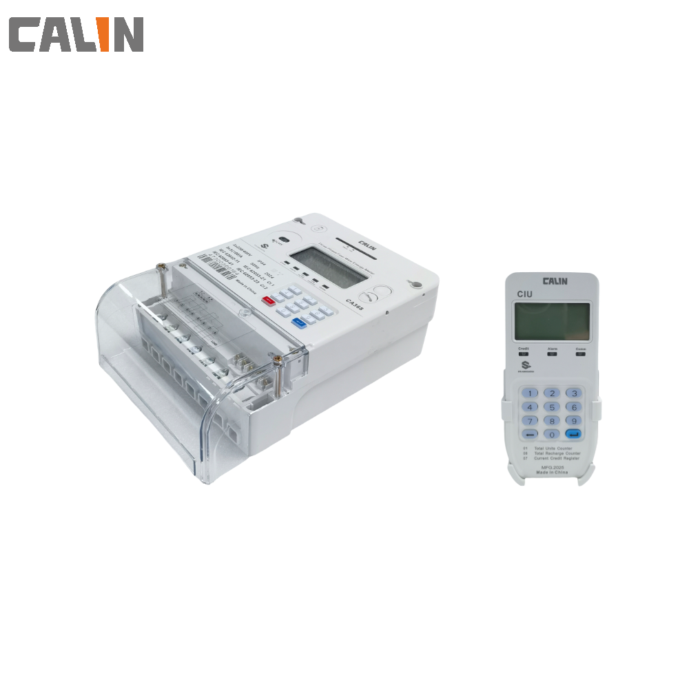 Load Control Wireless Electricity Meter Scroll Down Display Three Phase ...