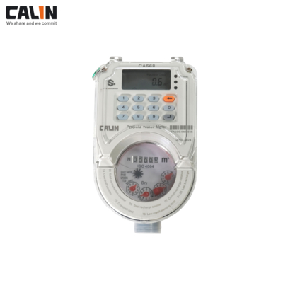Prepaid Water Meter LoRa Wan STS Standard Class B Accuracy Plastic Body IP67 Water Proof For Tanzania