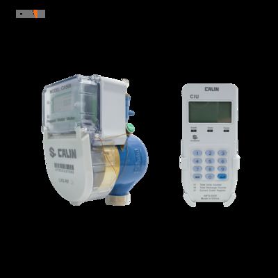 Multi Jet LCD Display Prepaid Water Meters With CIU Keypad