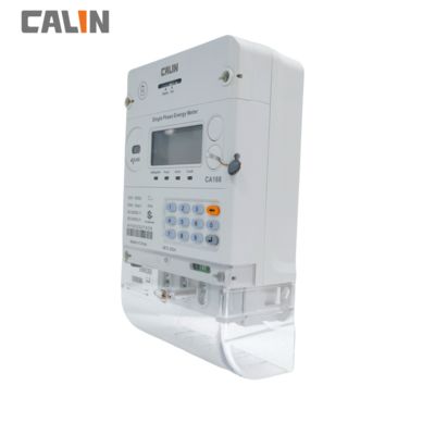 Single Phase IP54 Prepaid Electricity Meters RF PLC GPRS Communication