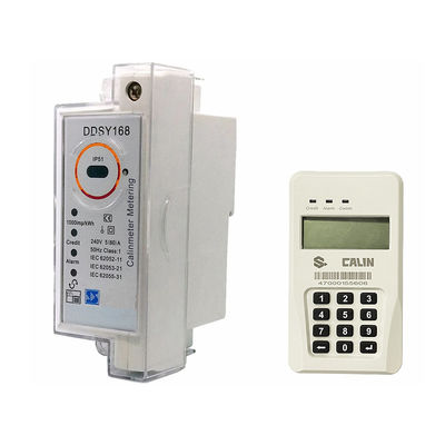 STS Smart Micro Grid System Single Phase Din Rail Mounted Kwh Meter