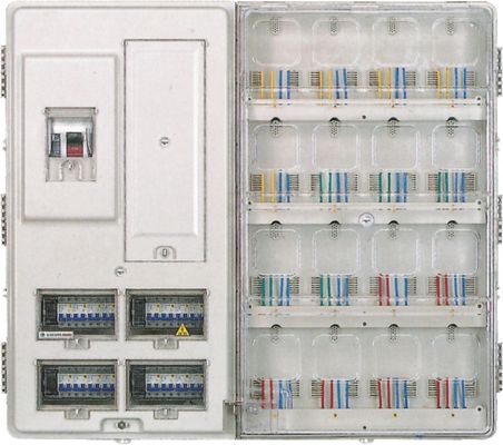 Single Service Meter Box Single Phase Residential Electric Meter Box 16 Positions Pc Enclosure ...